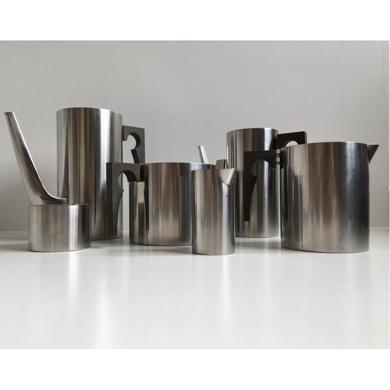 Servizio da tè e caffè vintage di Arne Jacobsen per Stelton, 1960