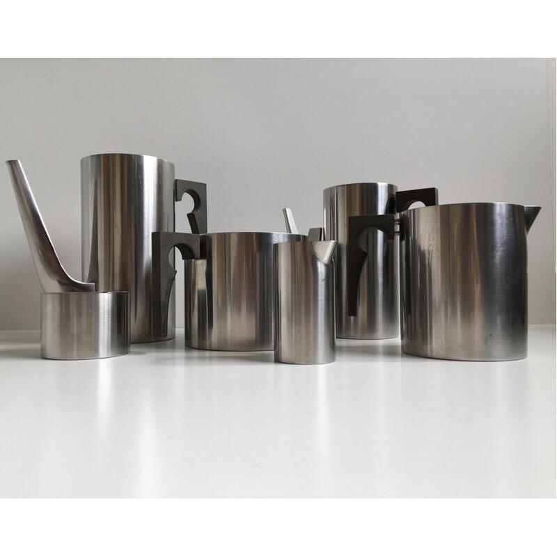 Vintage-Jahrgangs-Tee- und Kaffeeservice von Arne Jacobsen für Stelton, 1960