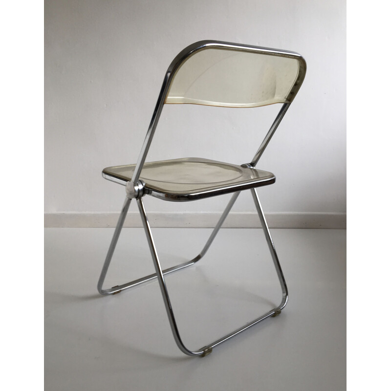 Vintage lucite chair by Giancarlo Piretti for Castelli, Italy, 1960s