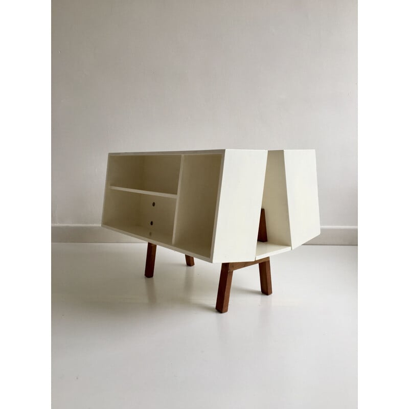 Vintage shelf, model Isokon Penguin Donkey 2, by Ernest Race, England, 1960s