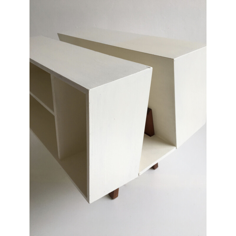 Vintage shelf, model Isokon Penguin Donkey 2, by Ernest Race, England, 1960s