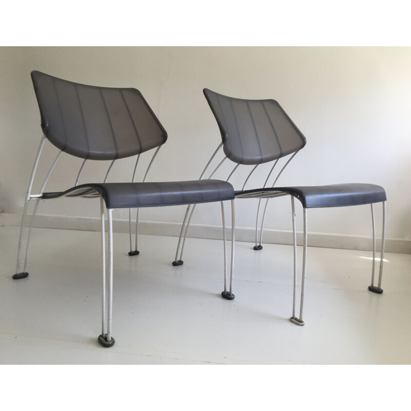 Ensemble de 2 chaises vintage 'Hasslo' par Monika Mulder pour Ikea, 1990