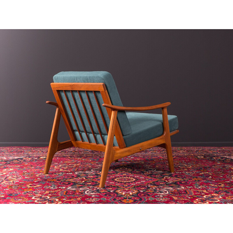 Vintage teak wood armchair by France & Son, Denmark, 1950s