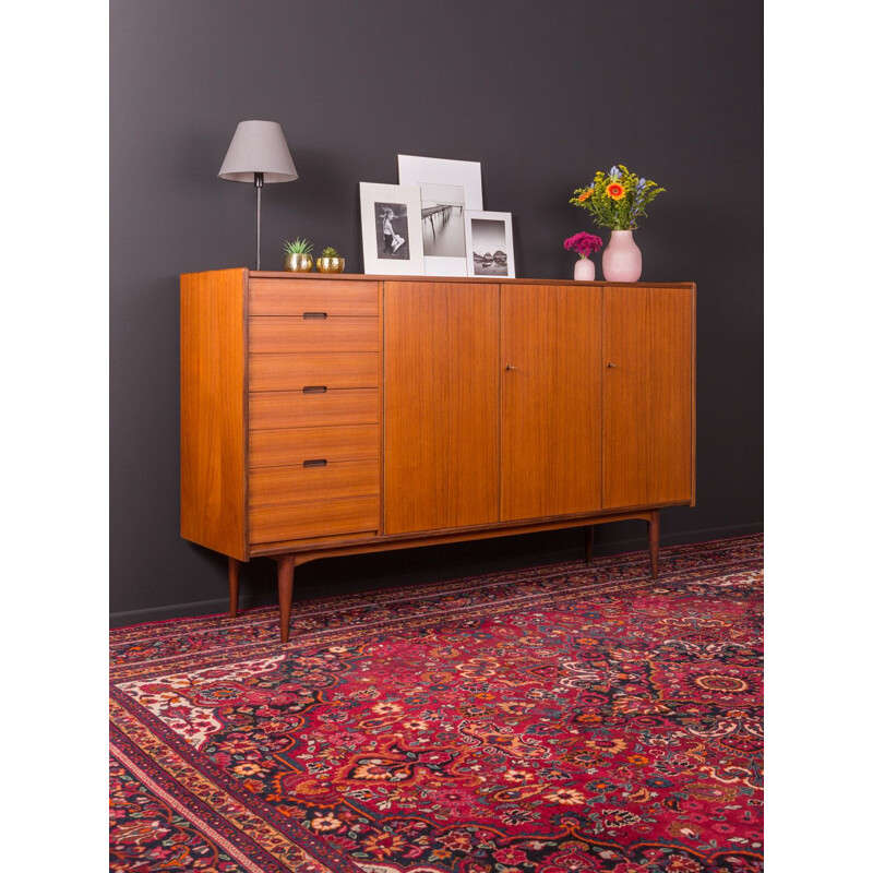 Vintage sideboard in teak veneer, Denmark, 1950s