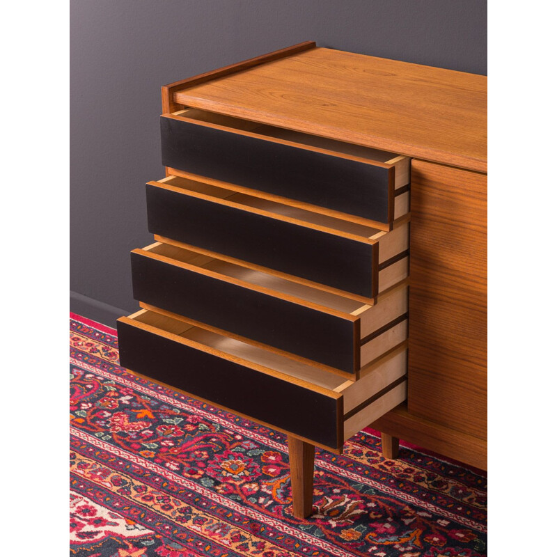 Vintage walnut and formica wood sideboard, Germany, 1960s