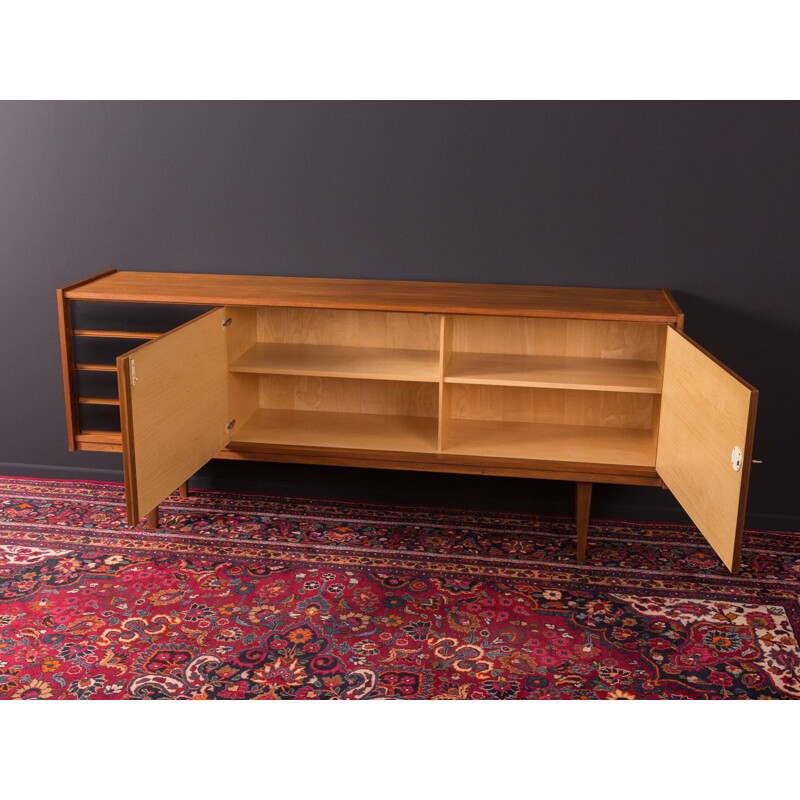 Vintage walnut and formica wood sideboard, Germany, 1960s