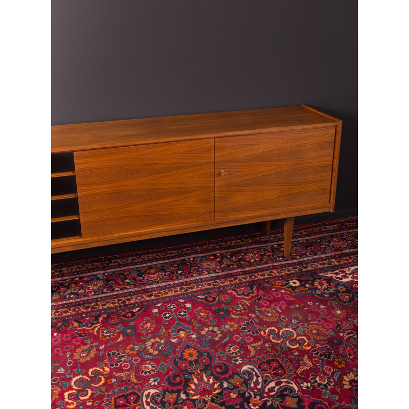 Vintage walnut and formica wood sideboard, Germany, 1960s