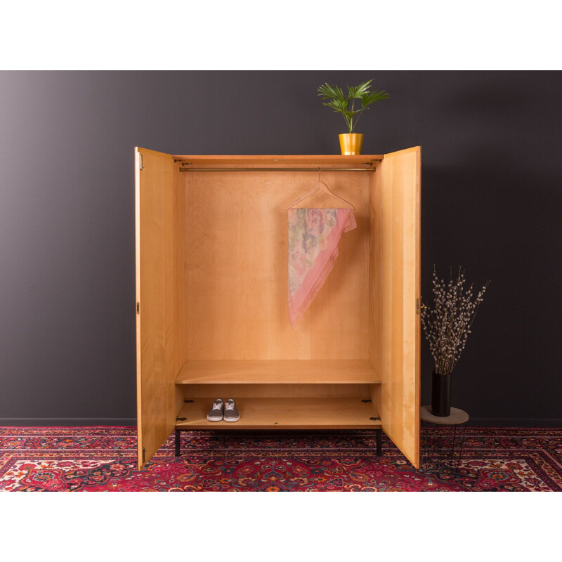 Vintage Scandinavian wardrobe in teak