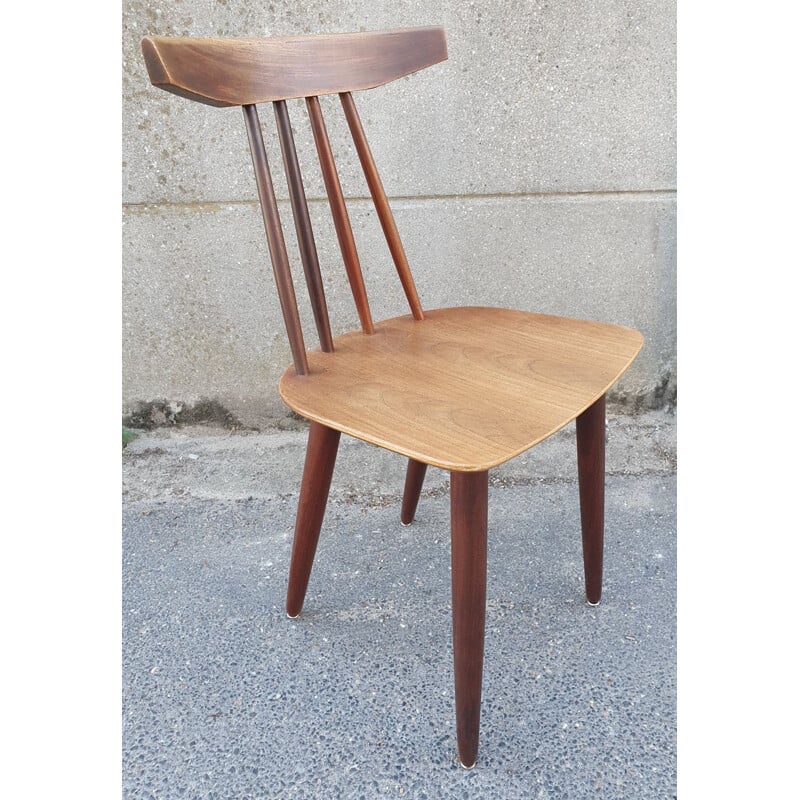 Pair of teak chairs by Poul Volther for Frem Rojle