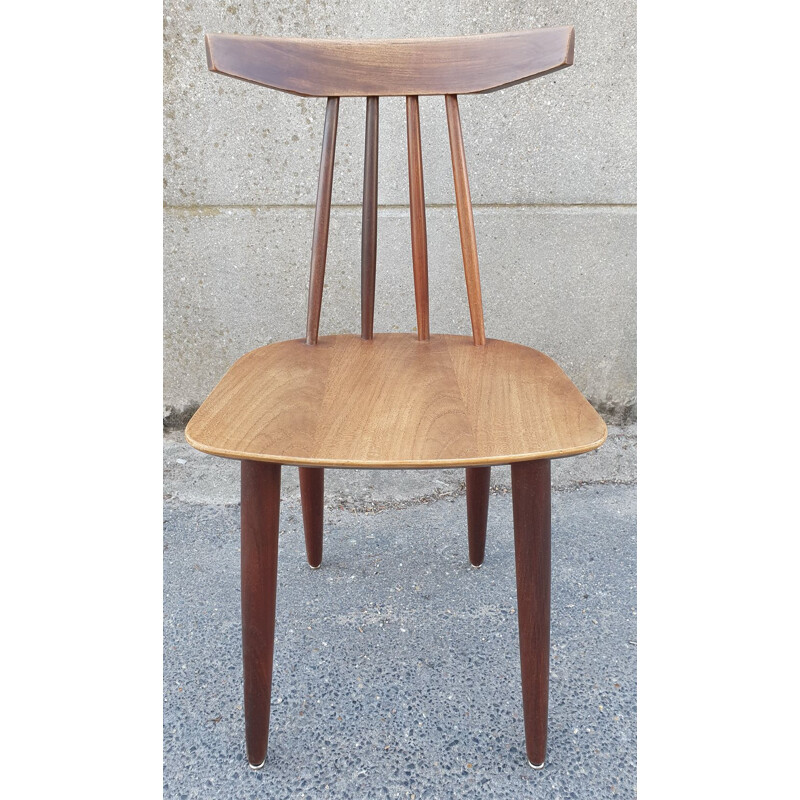 Pair of teak chairs by Poul Volther for Frem Rojle