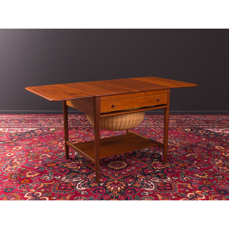 Vintage sewing table by Hans J. Wegner for Andreas Tuck