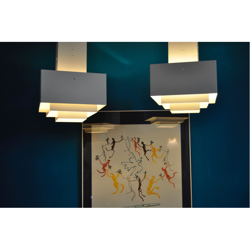 Pair of vintage C896 pendant lights by Hans-Agne Jakobsson