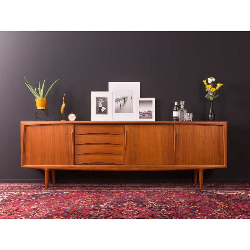 Vintage teak sideboard by Gunni Omann for Axel Christiansen