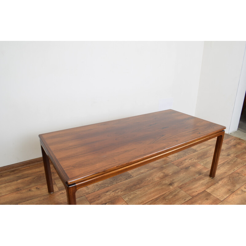 Vintage Danish coffee table in rosewood