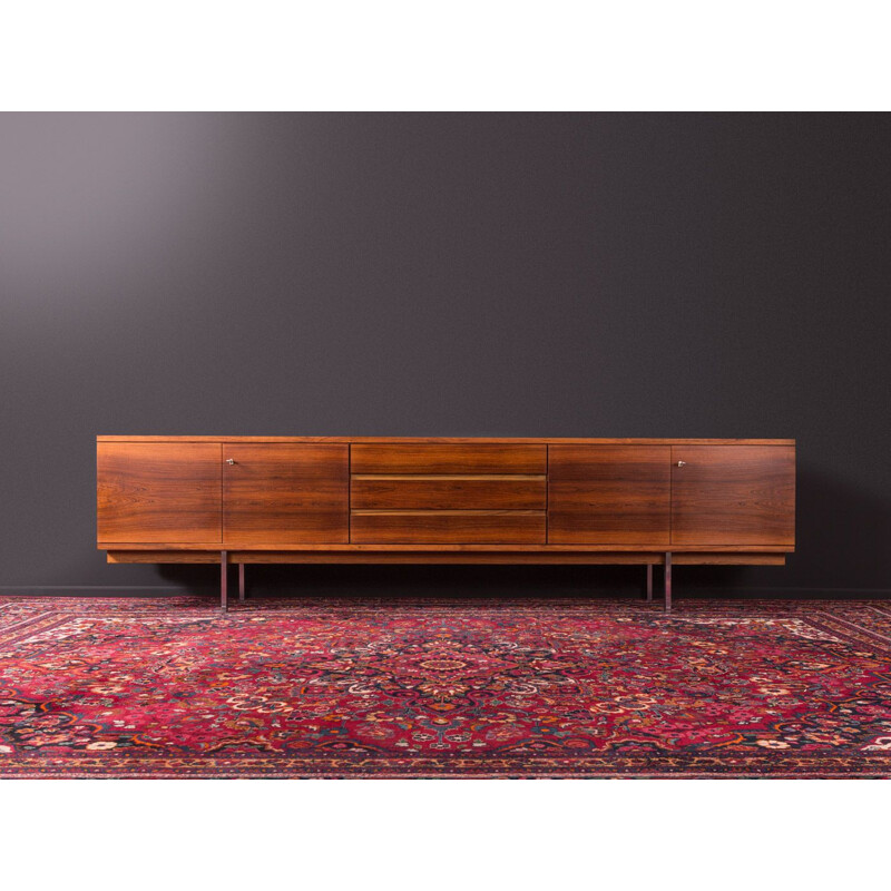 Long Vintage sideboard in rosewood, 1960s