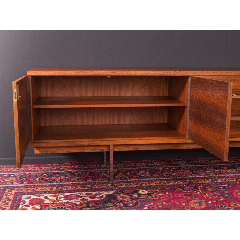 Long Vintage sideboard in rosewood, 1960s