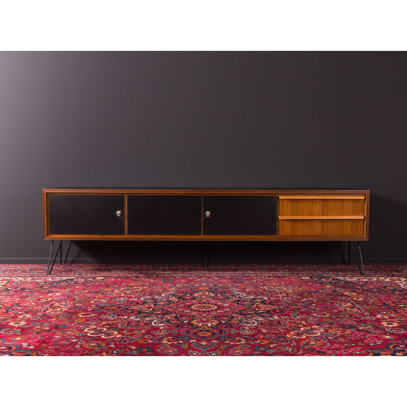 Walnut vintage sideboard, Germany, 1950s