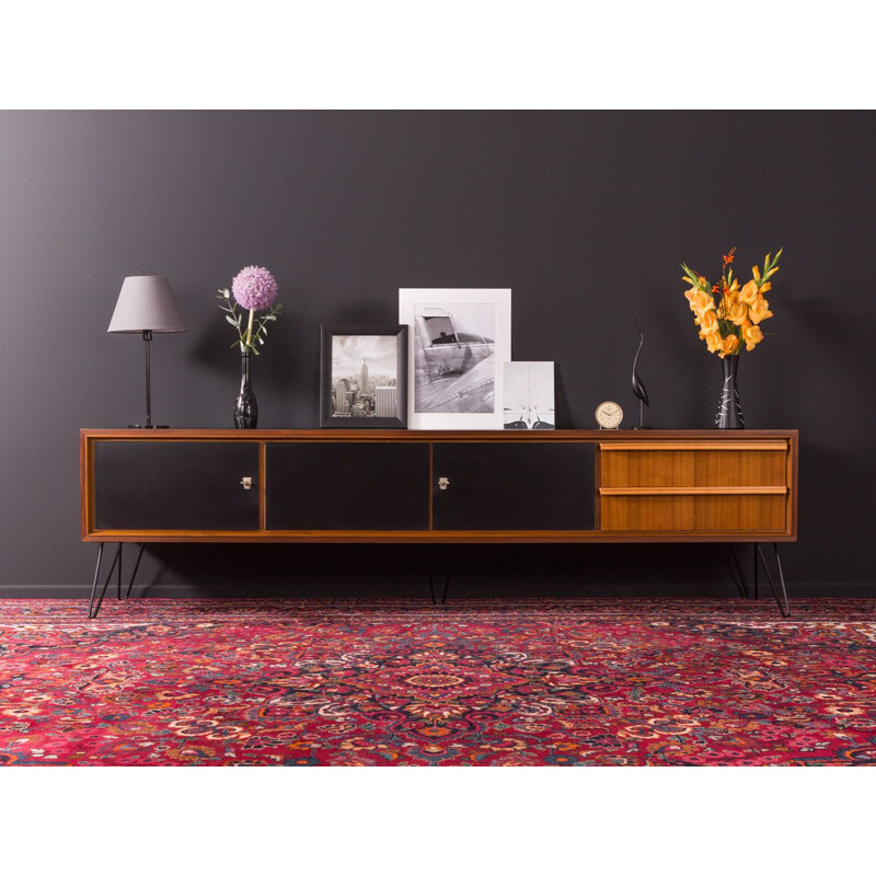 Walnut vintage sideboard, Germany, 1950s