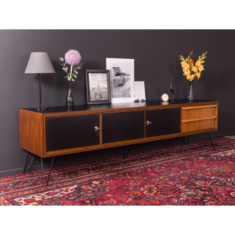 Walnut vintage sideboard, Germany, 1950s