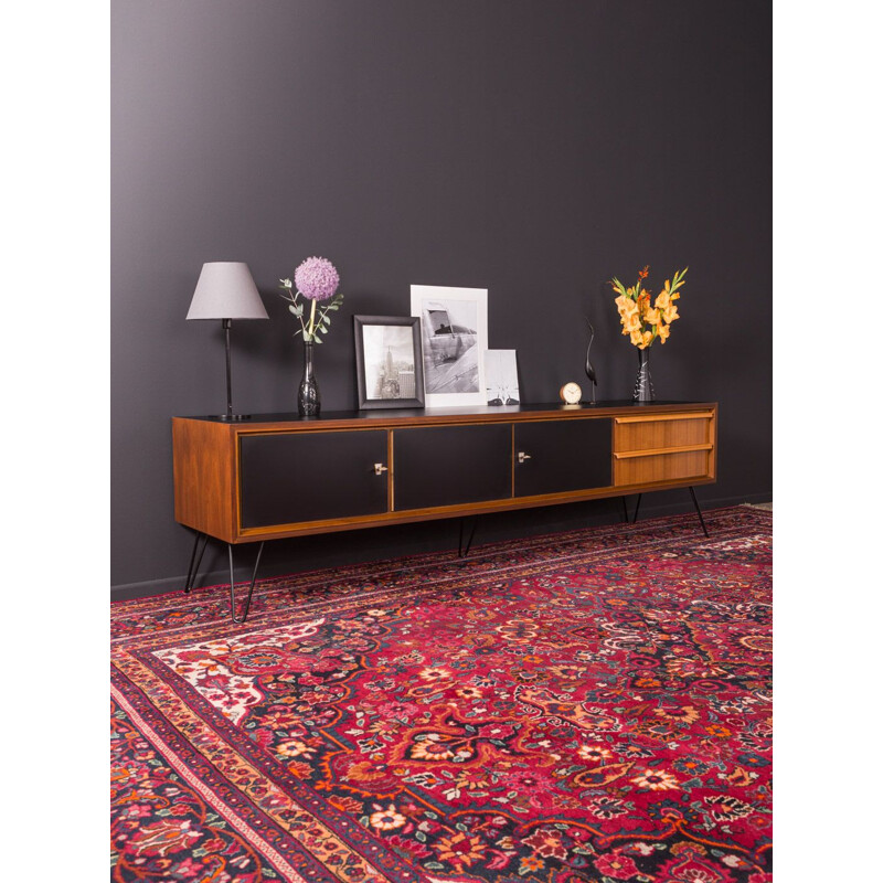 Walnut vintage sideboard, Germany, 1950s