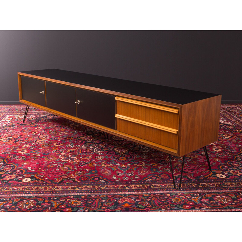 Walnut vintage sideboard, Germany, 1950s