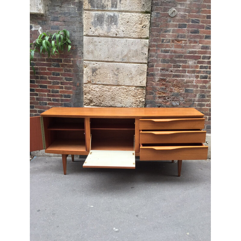 Curved vintage sideboard, 1960s