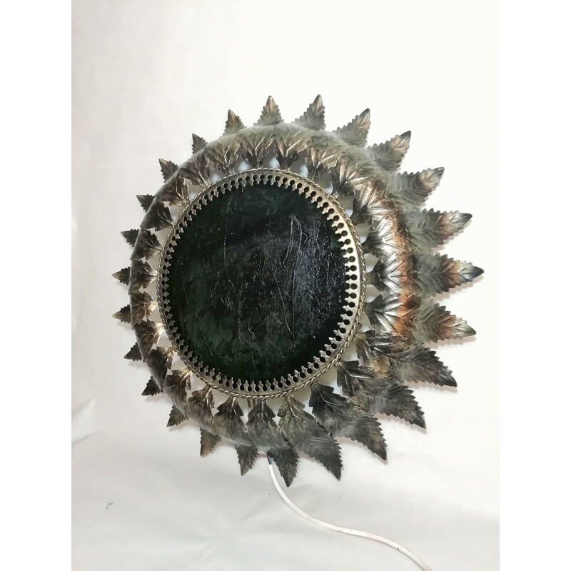 Metal vintage wall lamp, 1970