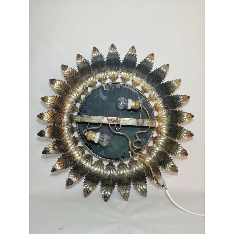 Metal vintage wall lamp, 1970