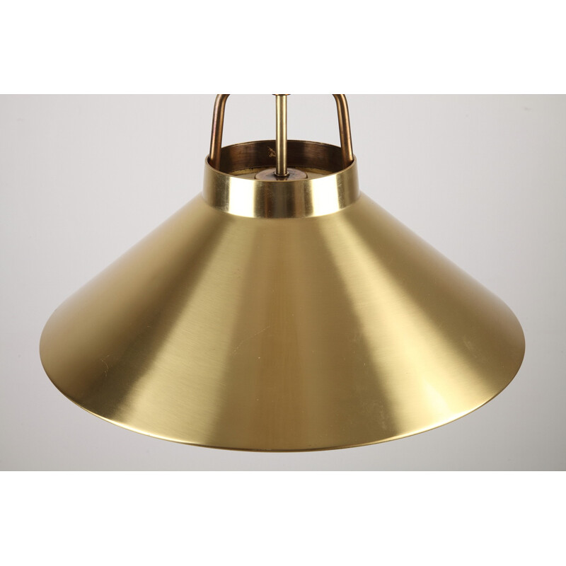 Lyfa P295 hanging lamp in brass, Frits SCHLEGEL - 1960s