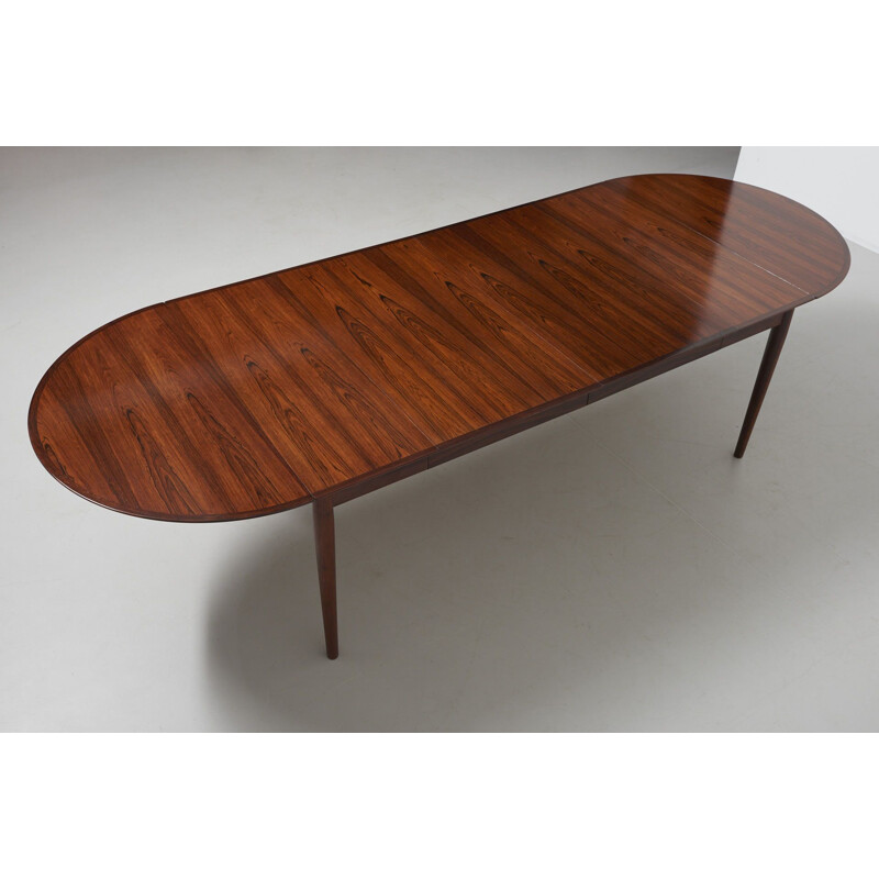 Vintage dining table in rosewood by Arne Vodder, Denmark