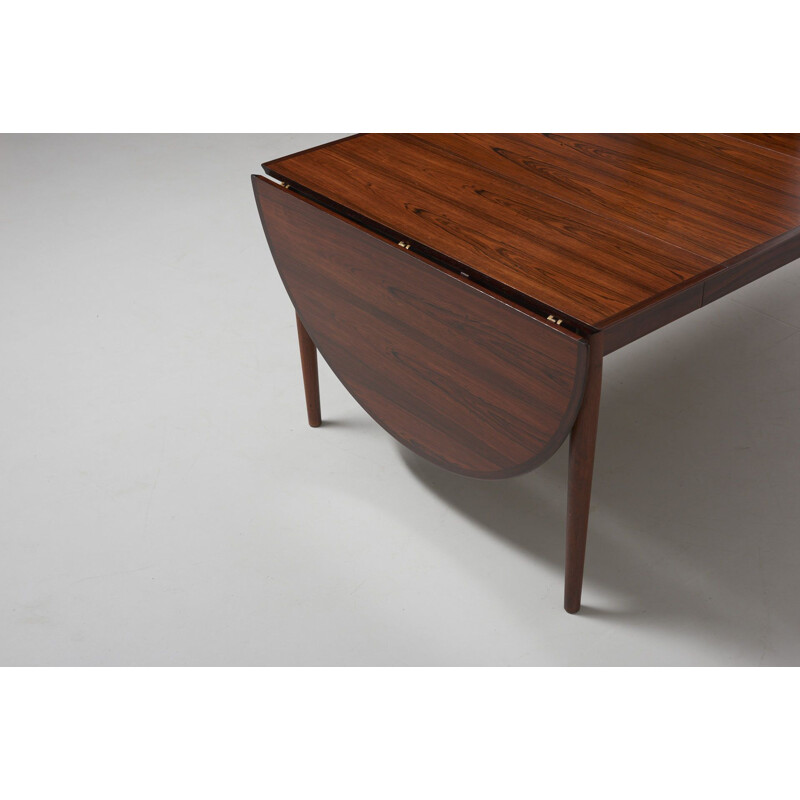 Vintage dining table in rosewood by Arne Vodder, Denmark