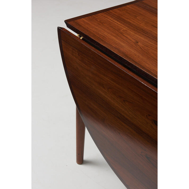 Vintage dining table in rosewood by Arne Vodder, Denmark