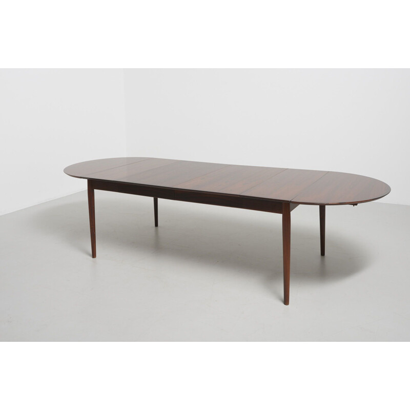 Vintage dining table in rosewood by Arne Vodder, Denmark