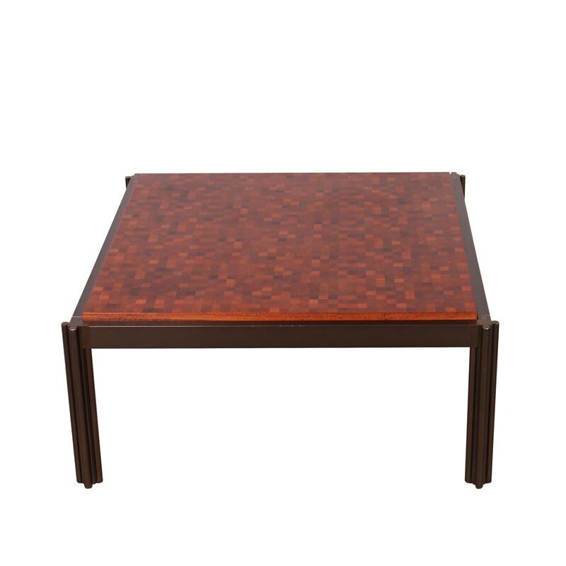 Scandinavian vintage coffee table by Lindum and Middelboe for Tranekaer Furniture, 1970