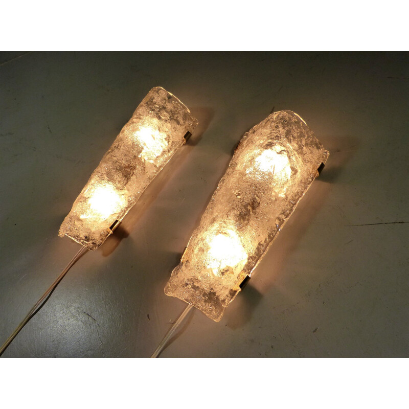 Set of 2 vintage wall lights by Egon Hillebrand for Hillebrand, Germany 1960s