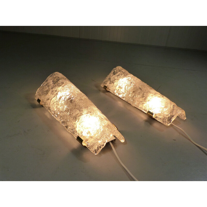 Set of 2 vintage wall lights by Egon Hillebrand for Hillebrand, Germany 1960s