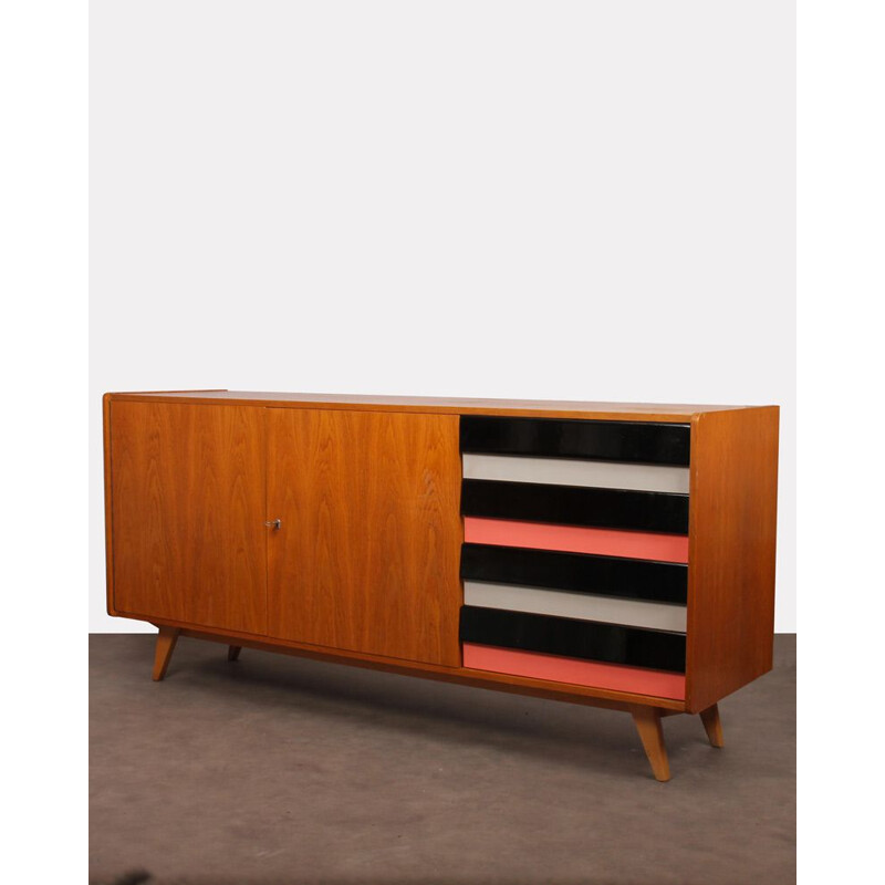 Vintage wooden chest of drawers by Jiri Jiroutek for Interier Praha, 1960s