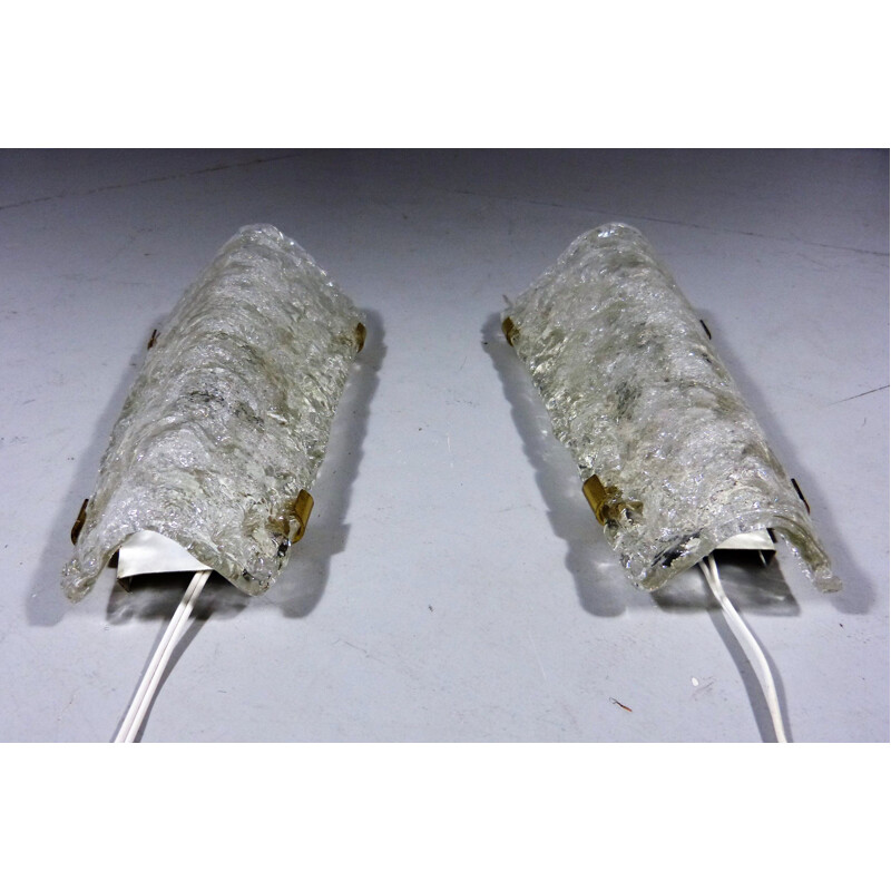 Set of 2 vintage wall lights by Egon Hillebrand for Hillebrand, Germany 1960s