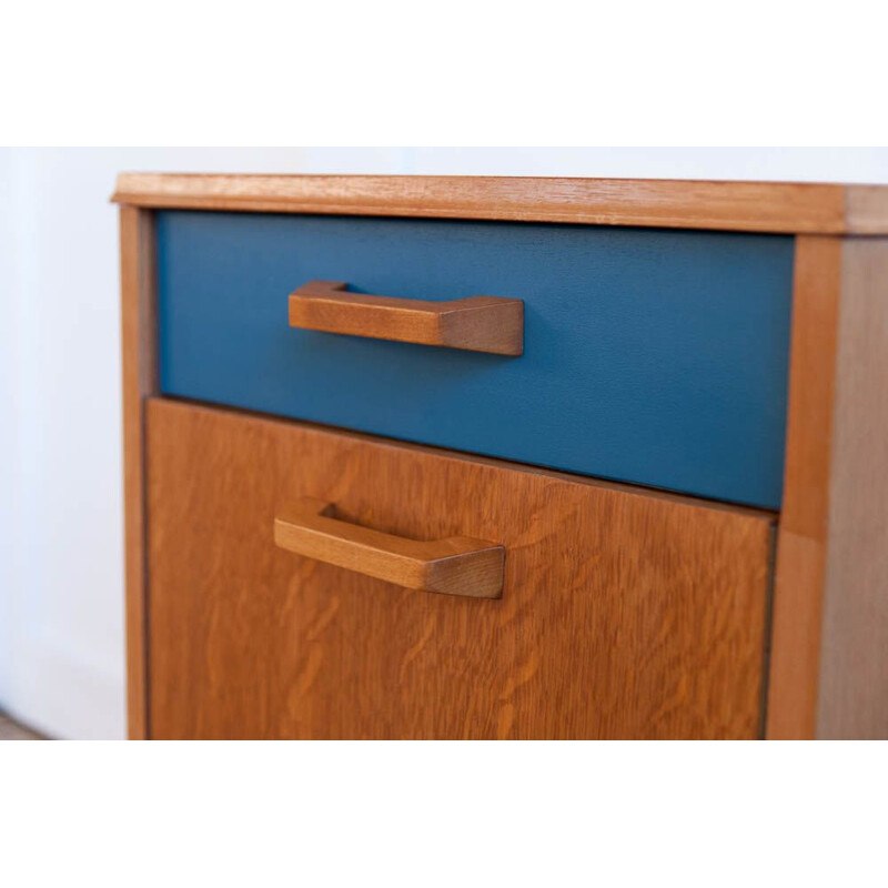 Vintage oak bedside table, 1960