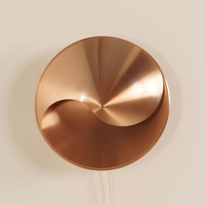 Vintage wall lamp Yin Yang by Hermian Sneyders de Vogel for Raak, 1970s