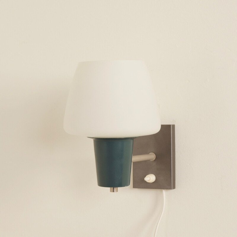 Vintage Wall Lamp model 7029 by J. Hoogervorst for Anvia, 1960s