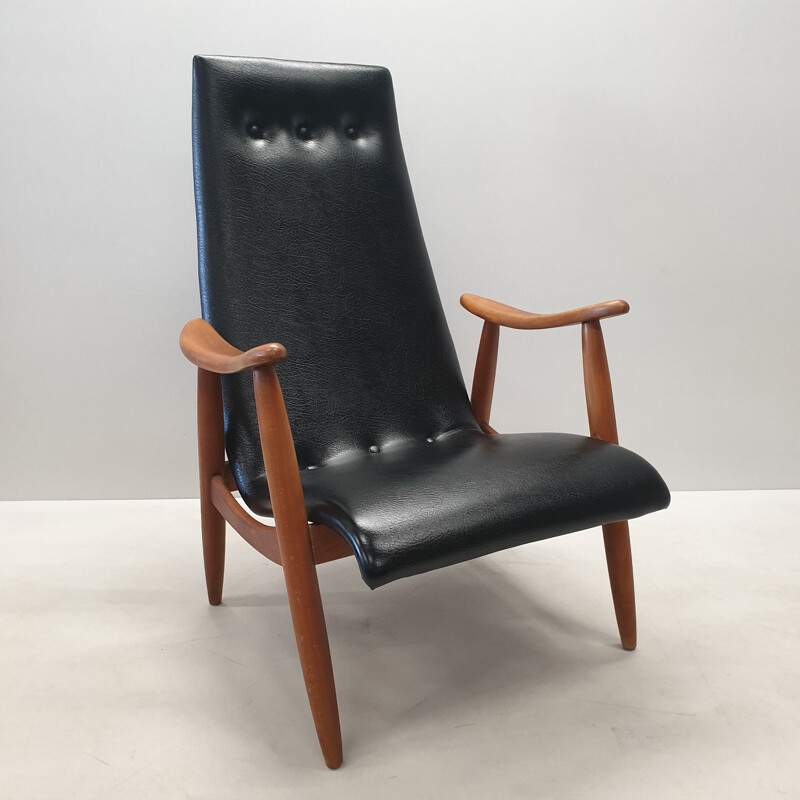 Vintage lounge chair by Louis van Teeffelen for WéBé