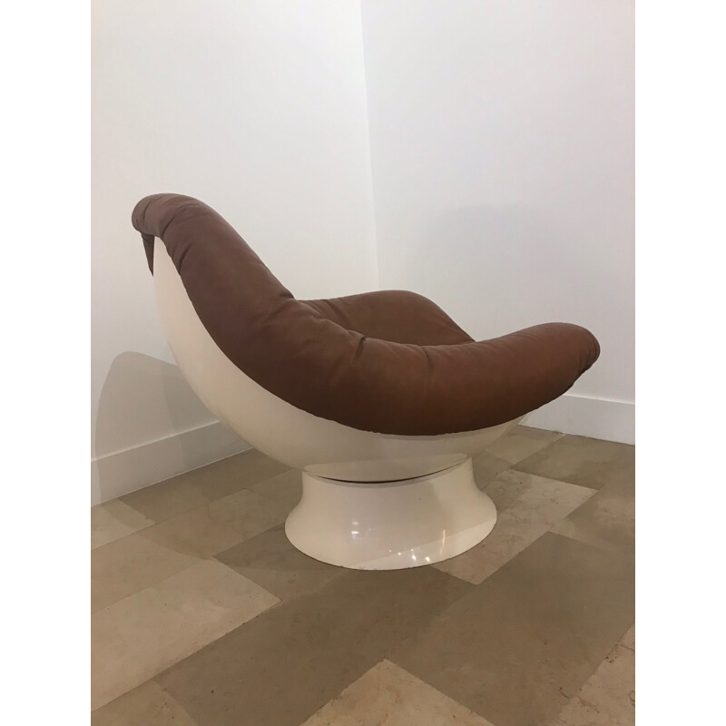 Fiberglass chair by Mario Brunu for Comfort