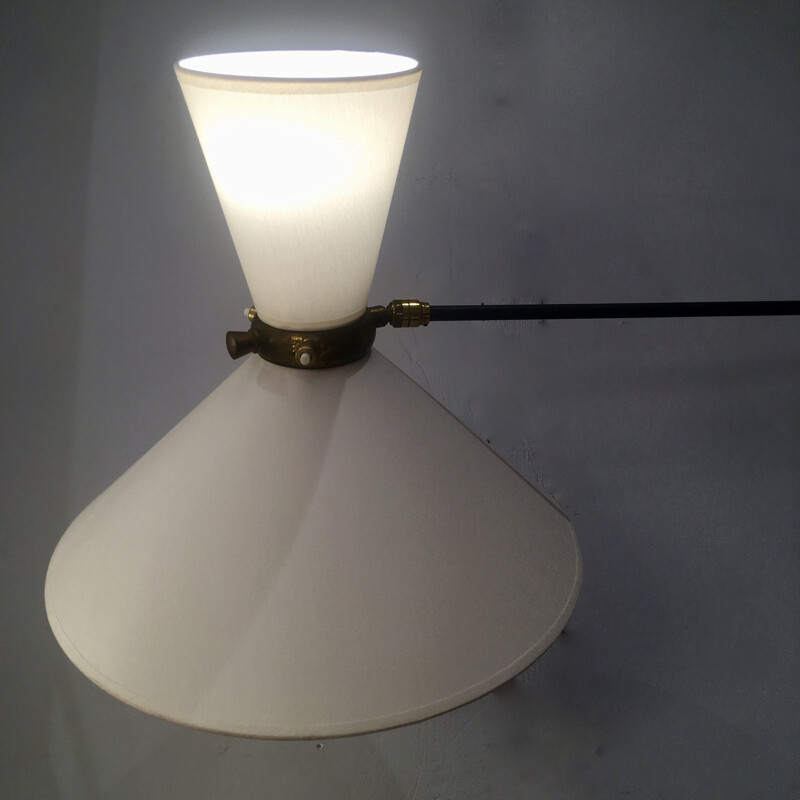 Diabolo vintage wall lamp by Robert Mathieu