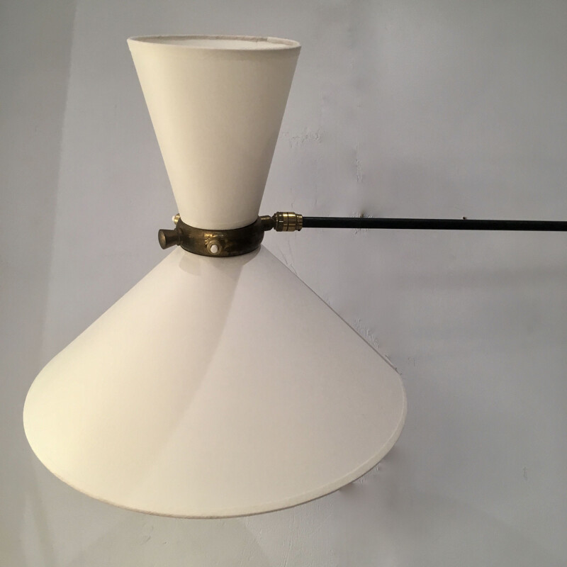 Diabolo vintage wall lamp by Robert Mathieu