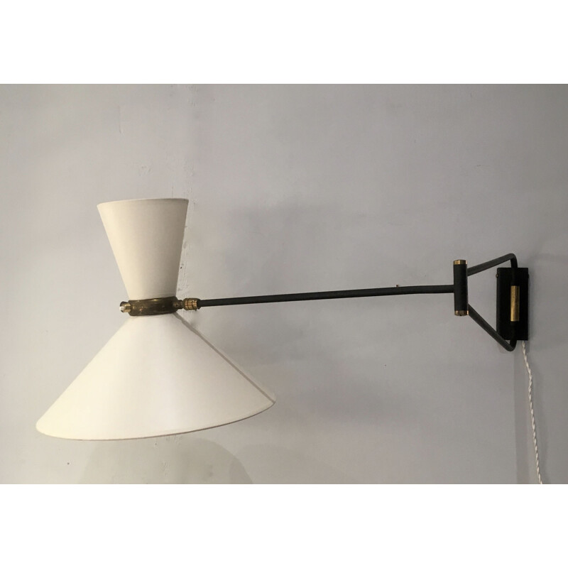 Diabolo vintage wall lamp by Robert Mathieu