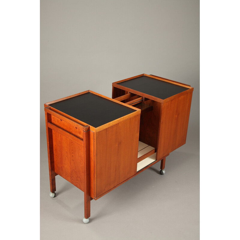 Vantinge Mobelindustri bar cart, Niels Erik G. JENSEN - 1960s