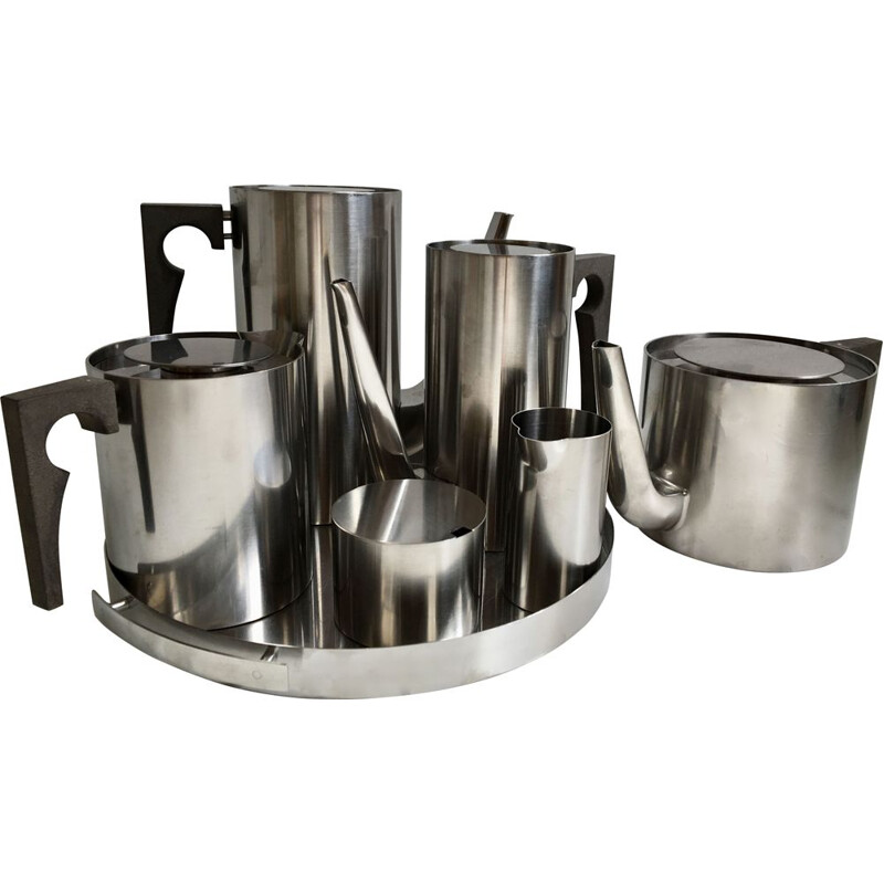 Vintage tea and coffee set by Arne Jacobsen for Stelton, 1960