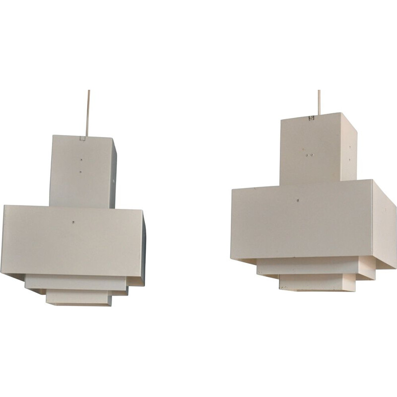 Pair of vintage C896 pendant lights by Hans-Agne Jakobsson