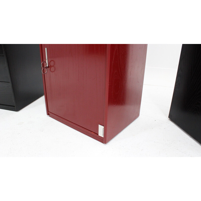 Lacquered Cabinets by Vittorio Introini for Saporiti, 1970s, Set of 2